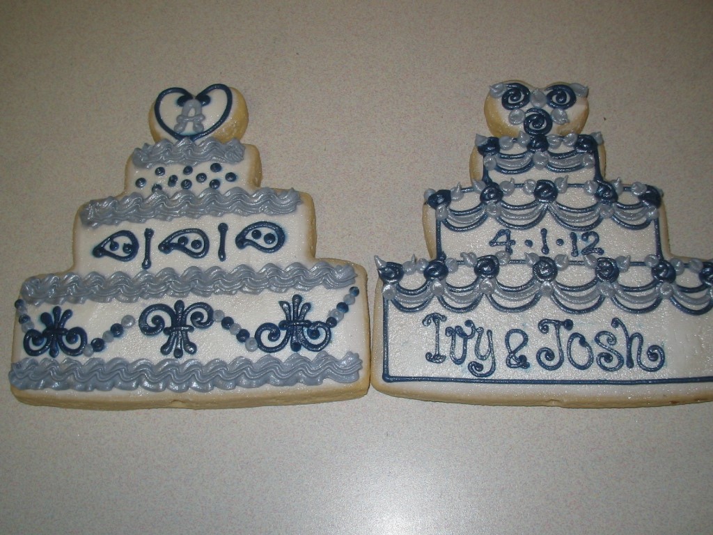 SILVER CAKES [277] Cookies by Design Englewood NJ, Cookie Gift Baskets